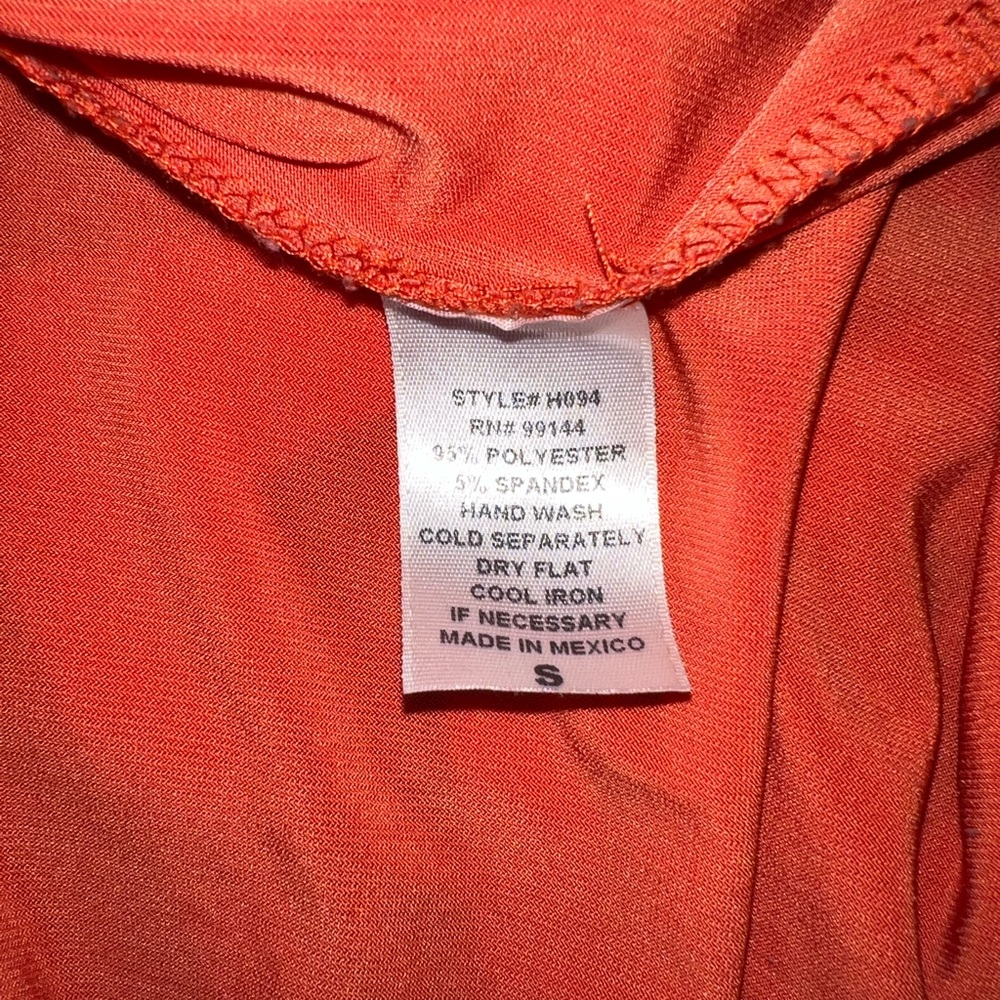 Lapis Tangerine Strapless Dress, Small - Picture 6 of 6